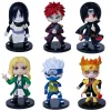 3 generation 6 Naruto figurines Q-version Naruto figurines, I love Rokakashi cake landscape figurines details Picture